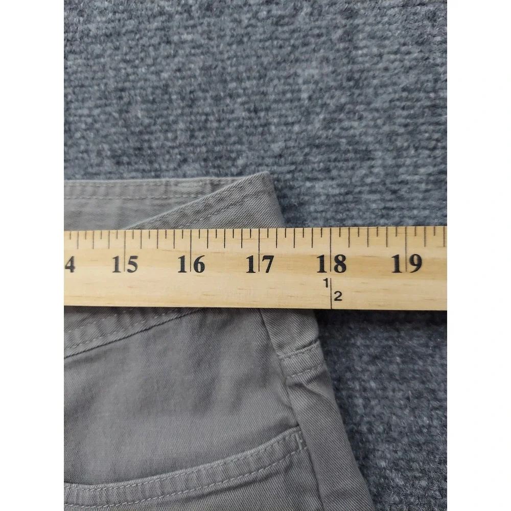 Oakley Chino Pants Mens 36x32‎ Gray Straight Lightweight Casual Stretch Logo